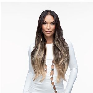 Bellami Silk Seam 180g 20" Dark Brown/Dirty Blonde (2/18) Hair extensions